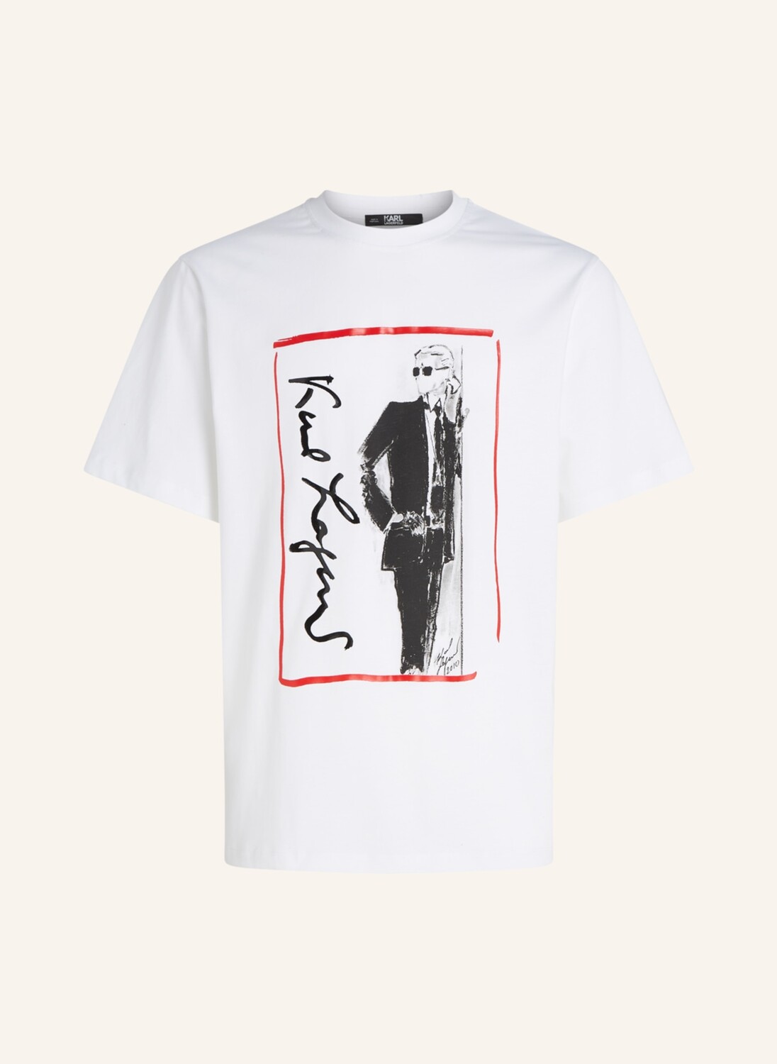

Футболка KARL LAGERFELD, белый