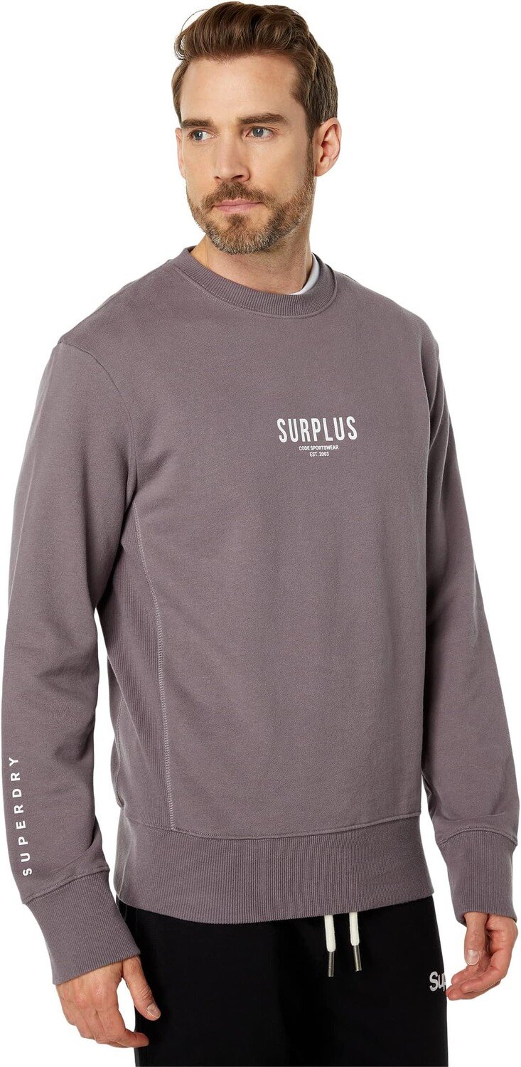 

Толстовка Code Surplus Loose Crew Superdry, цвет Shark