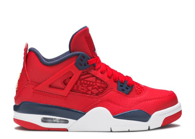 

Кроссовки AIR JORDAN 4 RETRO GS 'FIBA', красный