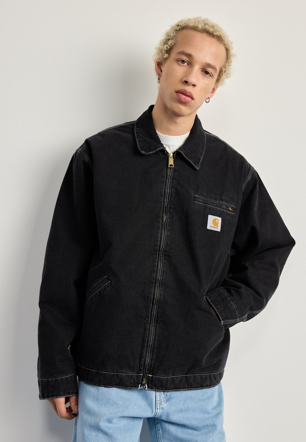 Джинсовая куртка DETROIT Carhartt WIP, цвет black