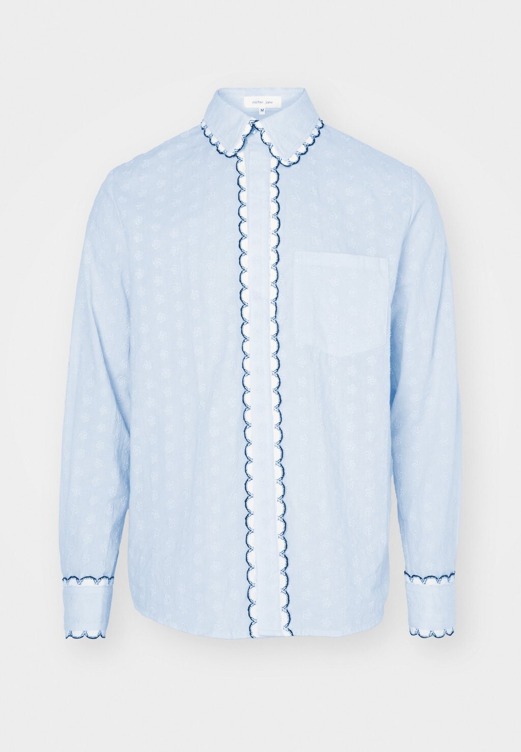 

Блузка на пуговицах SALOON SCALLOP UNISEX Sister Jane, синий
