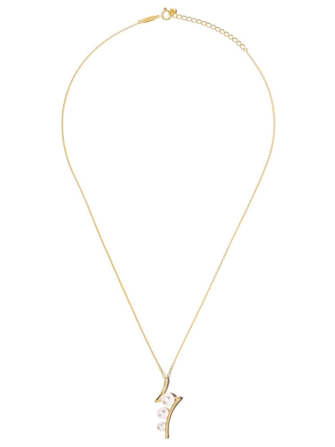 

Колье A Fine Balance из желтого золота с жемчугом TASAKI, золотой