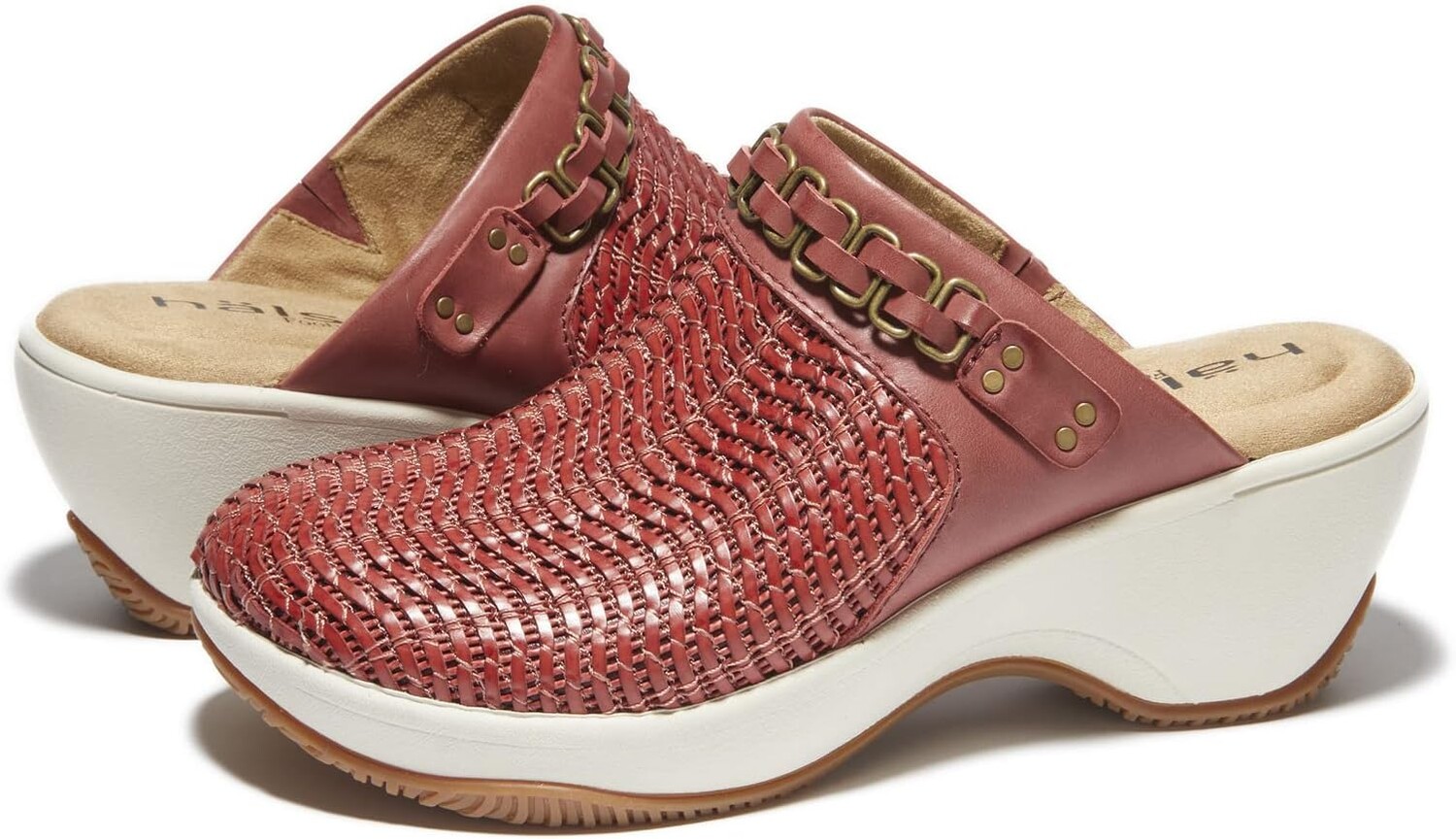 

Сабо Chloe Halsa Footwear, темно-красный