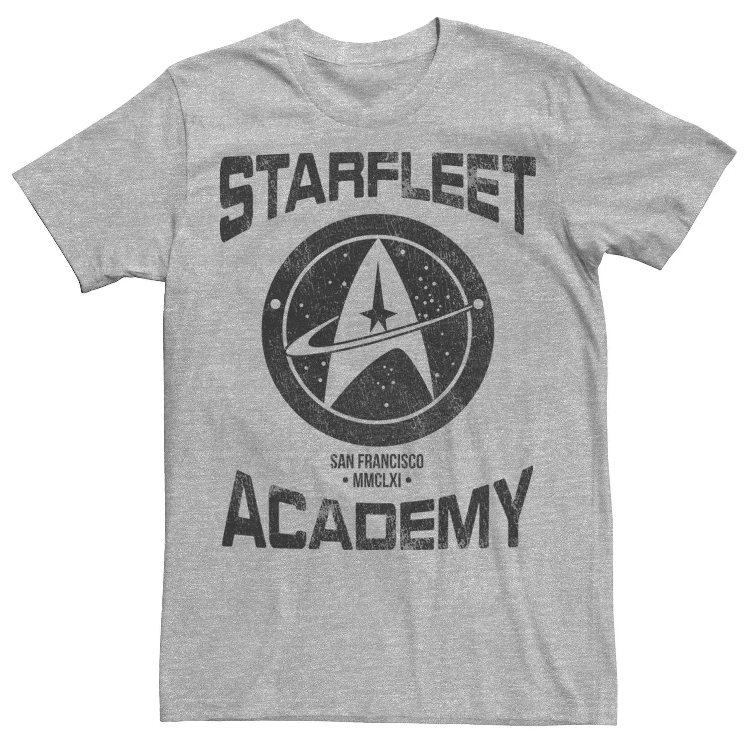 Мужская футболка с эмблемой Дельты Star Trek Starfleet Academy Licensed Character