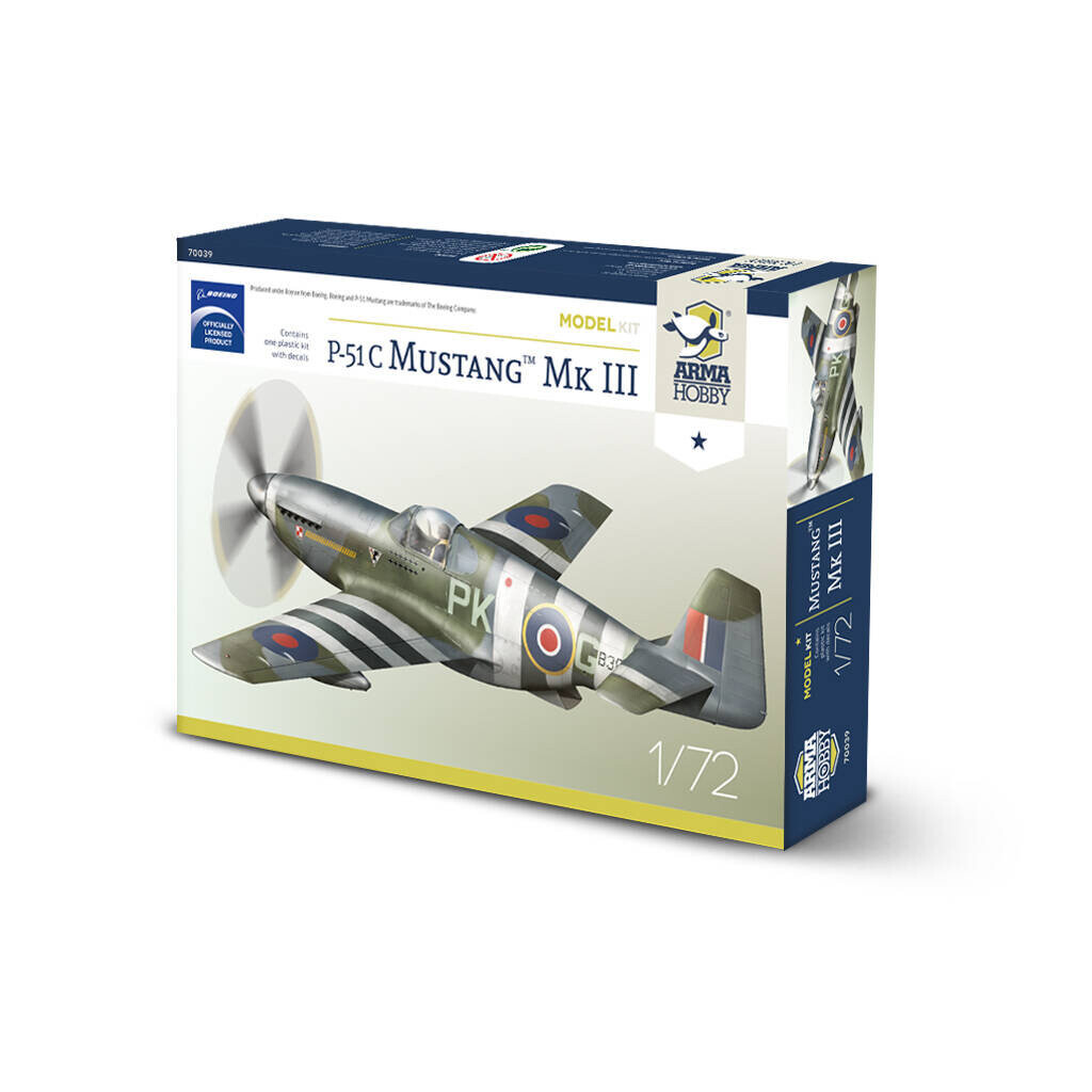 

70039 P-51C Mustang Mk III (комплект модели) Arma Hobby