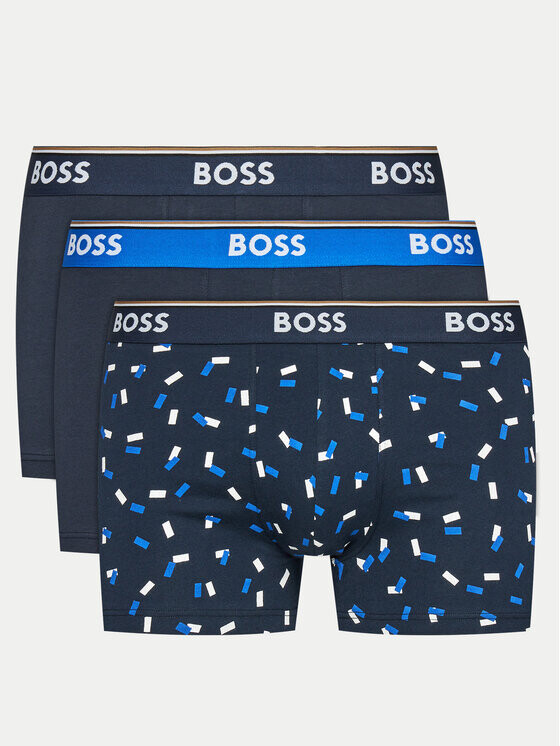 

Комплект из 3 боксеров Boss, синий
