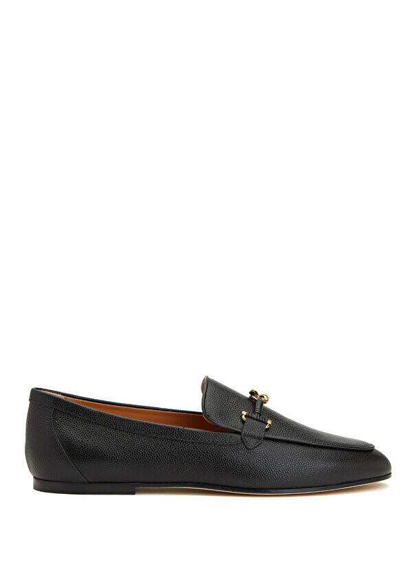 

Черные женские кожаные лоферы Tod's, Черный