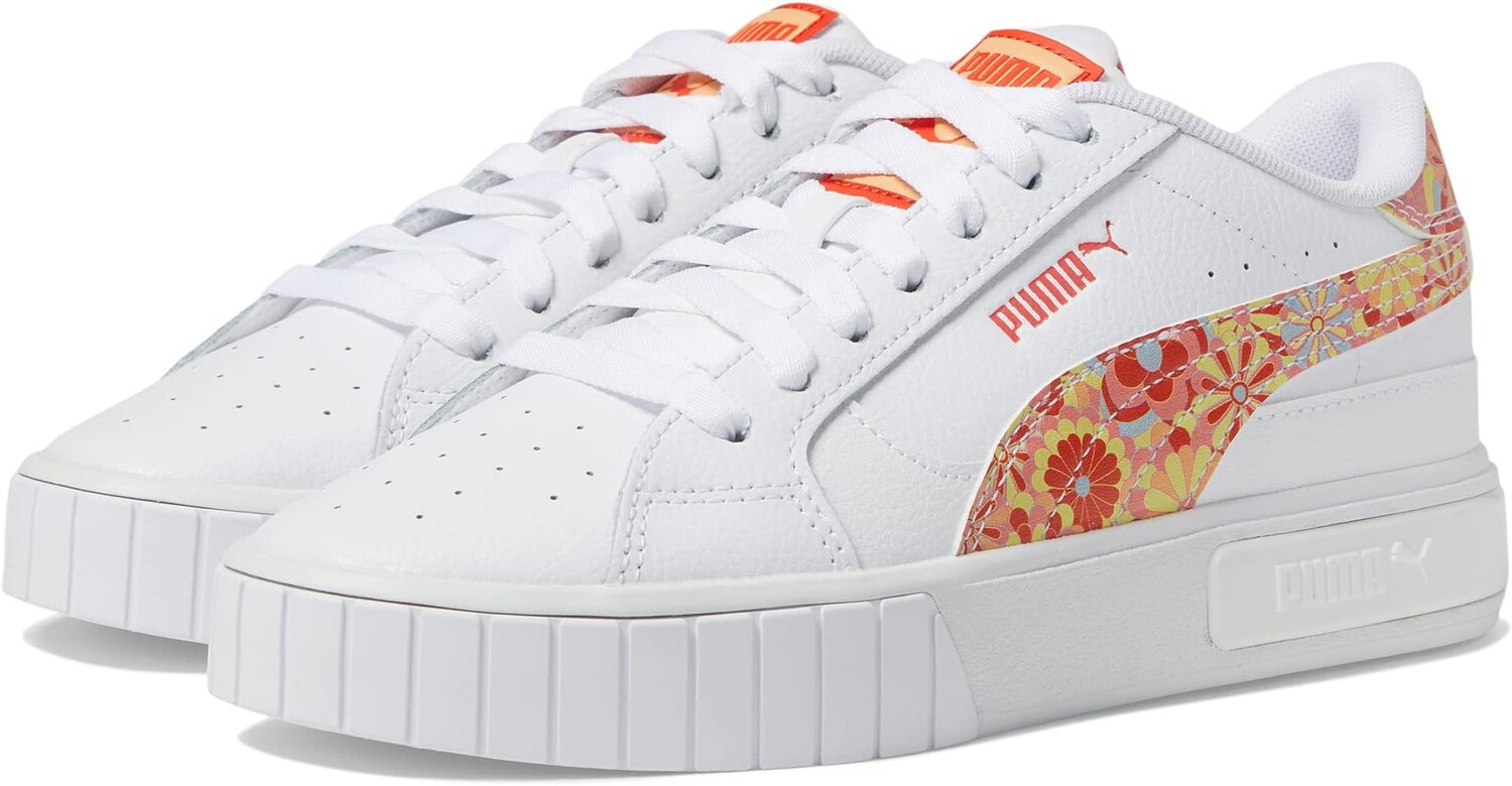 

Кроссовки Puma Cali Star Flower Child, цвет Puma White/Warm Earth