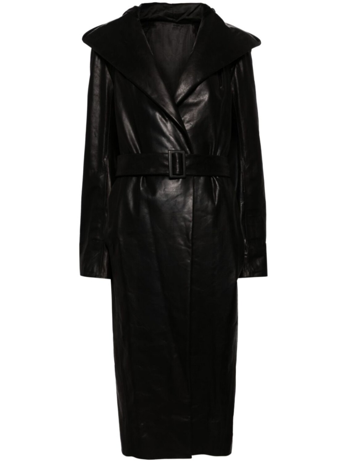 

Пальто Drella с капюшоном Rick Owens, черный