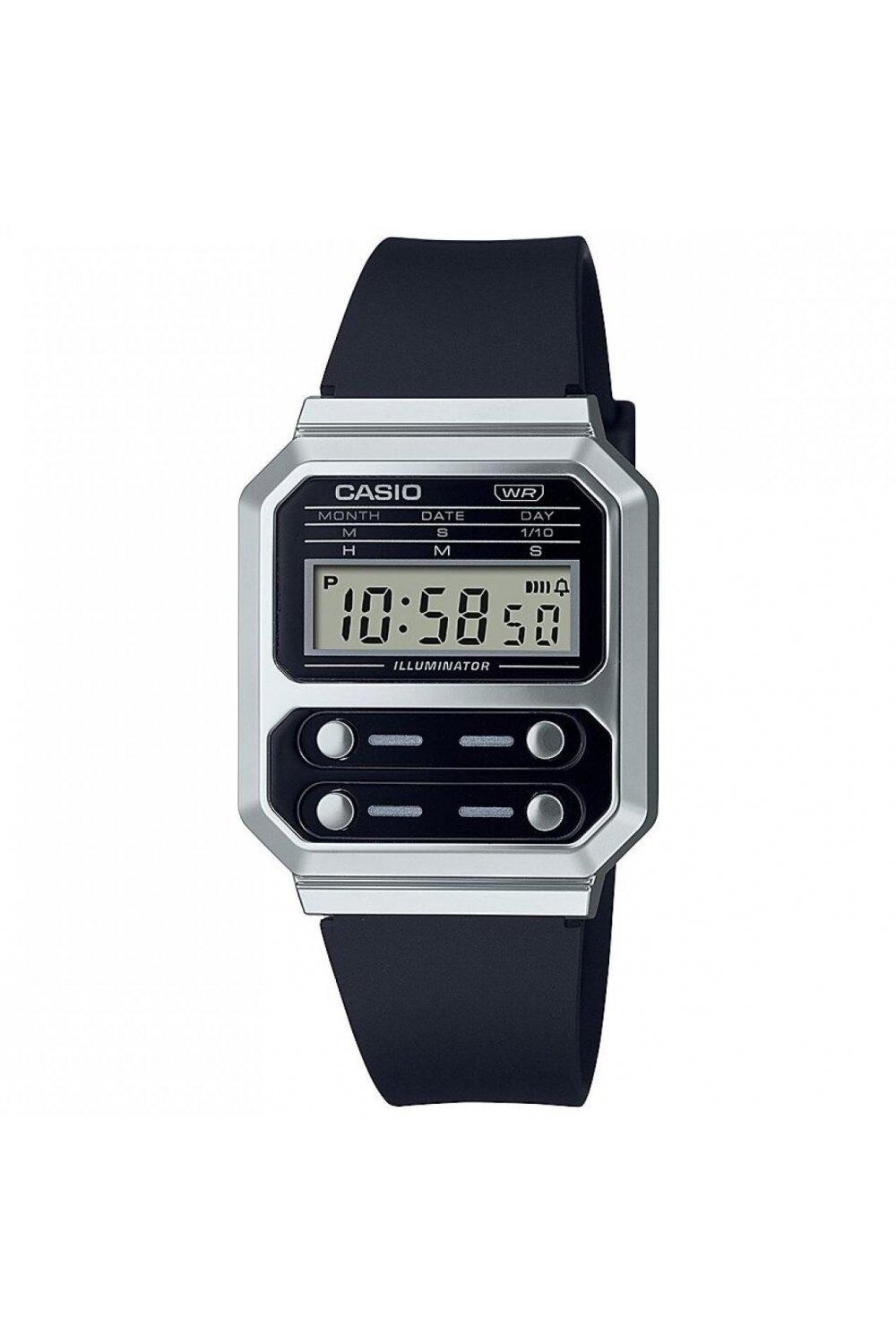 

A100Wef-1Aef Классические цифровые часы из пластика/пластика - A100Wef-1Aef Casio, черный