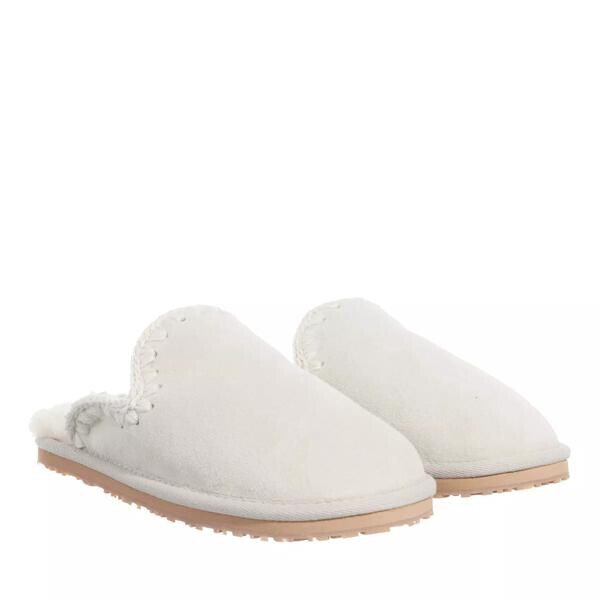 

Туфли suede slipper eskimo stitch silver Mou, серый