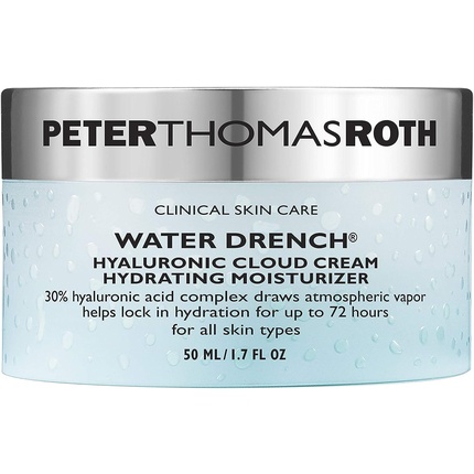Water Drench Hyaluronic Cloud Cream Увлажняющий крем для ушей 4 см, черный, Peter Thomas Roth