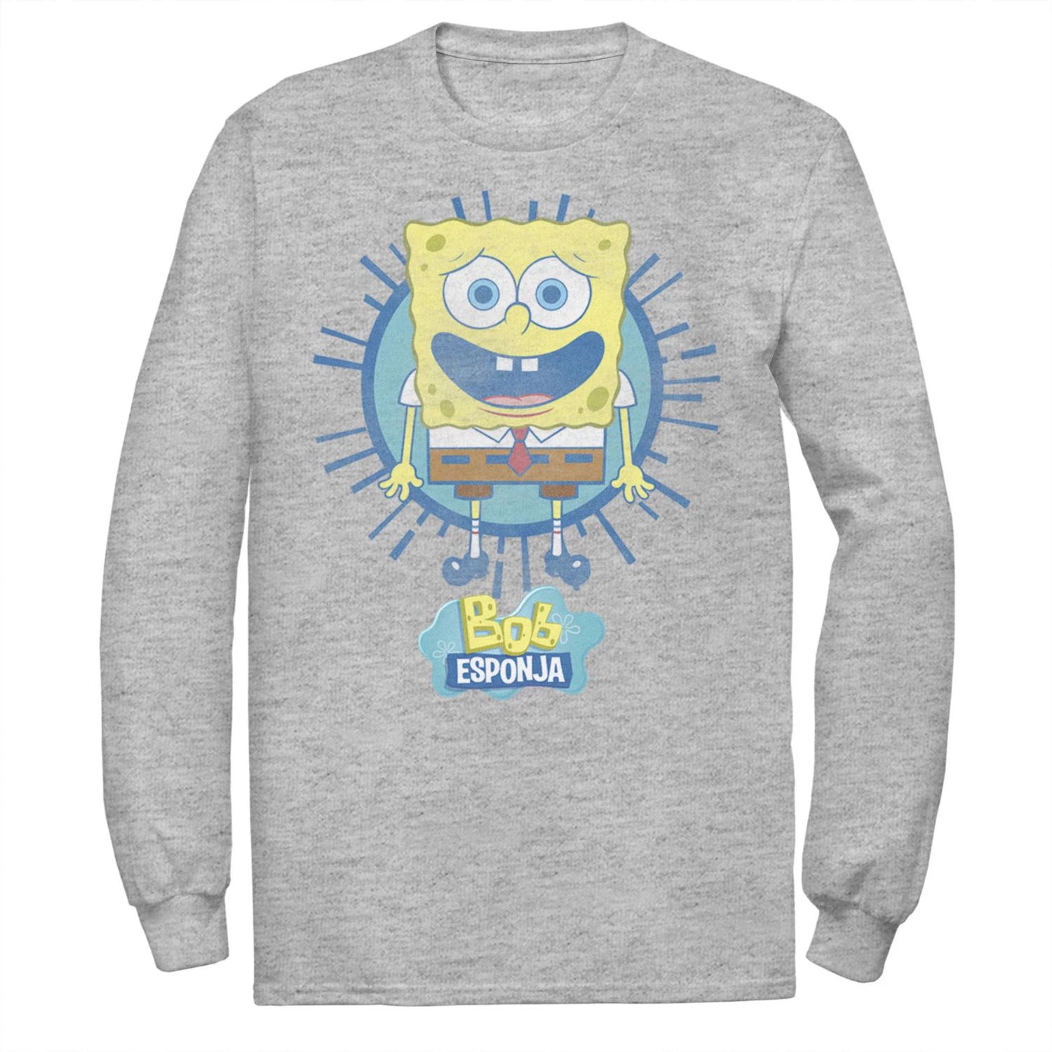 Мужская испанская футболка Sponge Bob SquarePants Bob Rays Nickelodeon цена и фото
