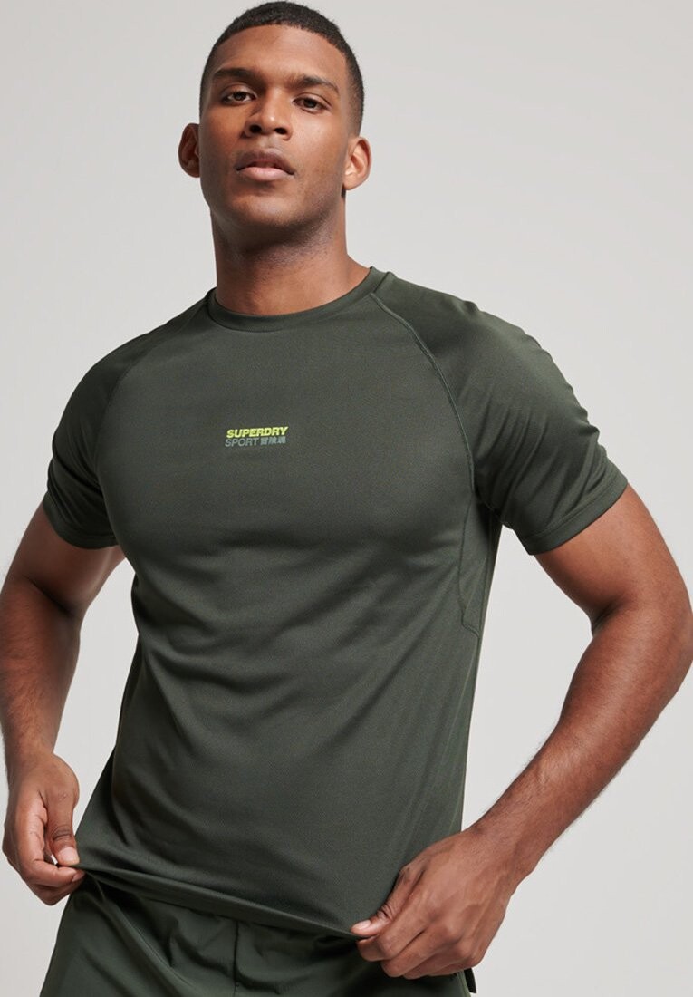 

Футболка с принтом Superdry, оливковый