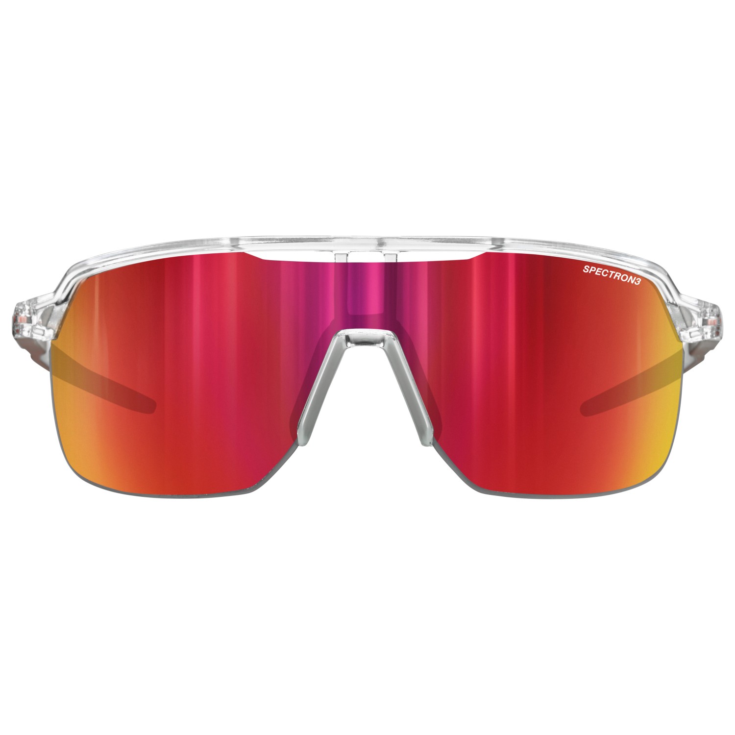 Велосипедные очки Julbo Frequency Spectron S3 (VLT 12%), цвет Crystal/Red