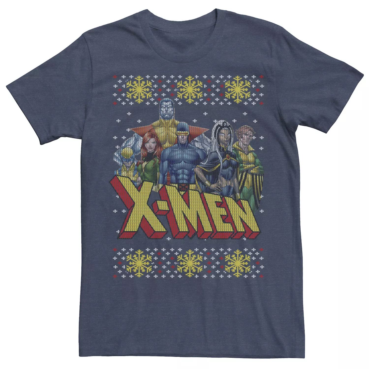 Мужской свитер с рисунком Ugly Christmas Group из Людей Икс Marvel мужской галстук с символом людей икс marvel