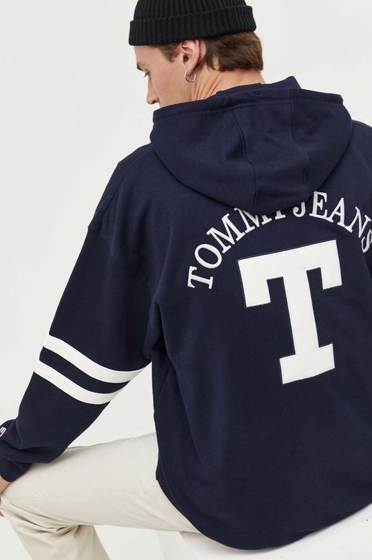 

Хлопковая толстовка Tommy Jeans, темно-синий
