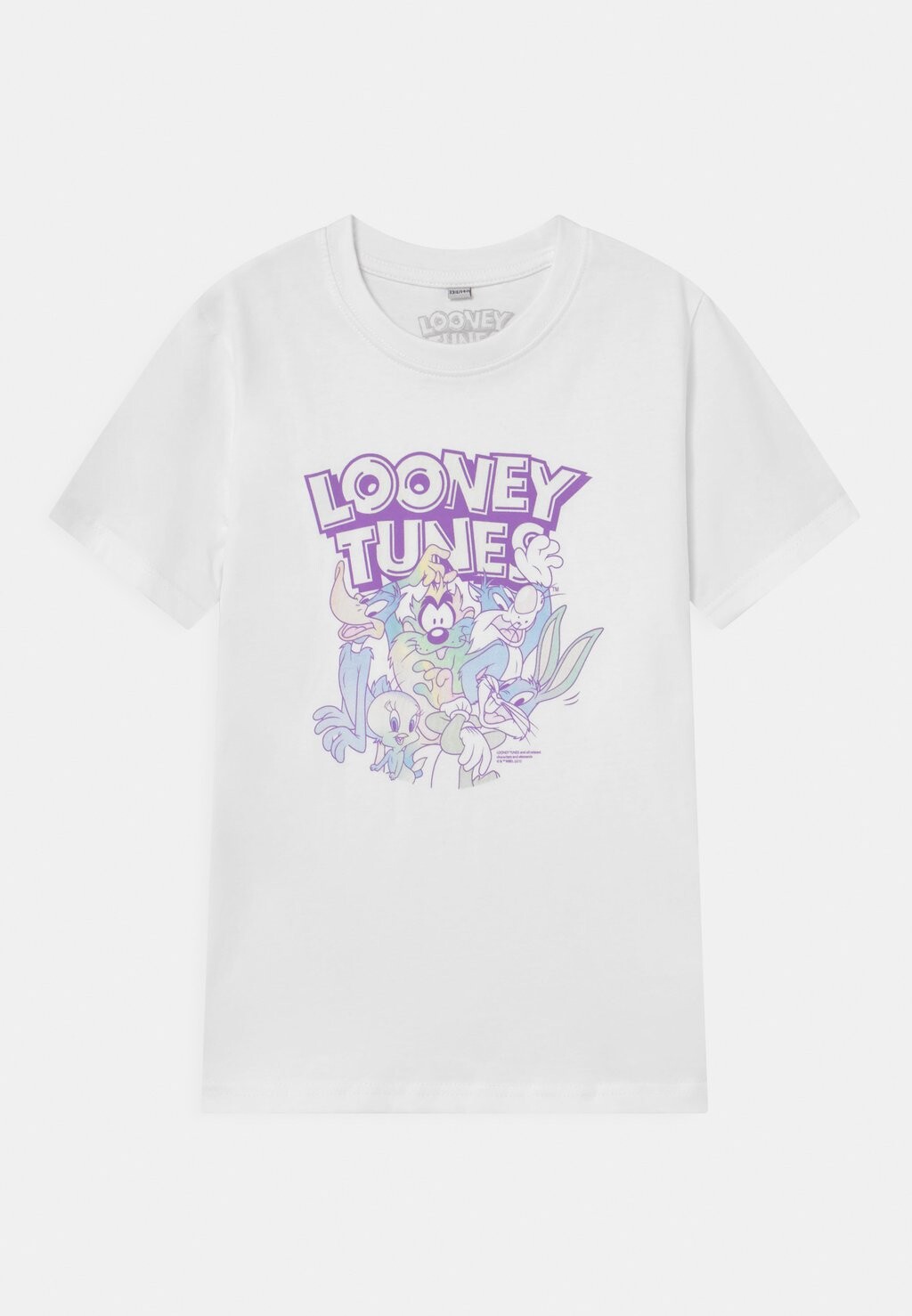 

Футболка с принтом Looney Tunes Rainbow Friends Tee Unisex Mister Tee, белый