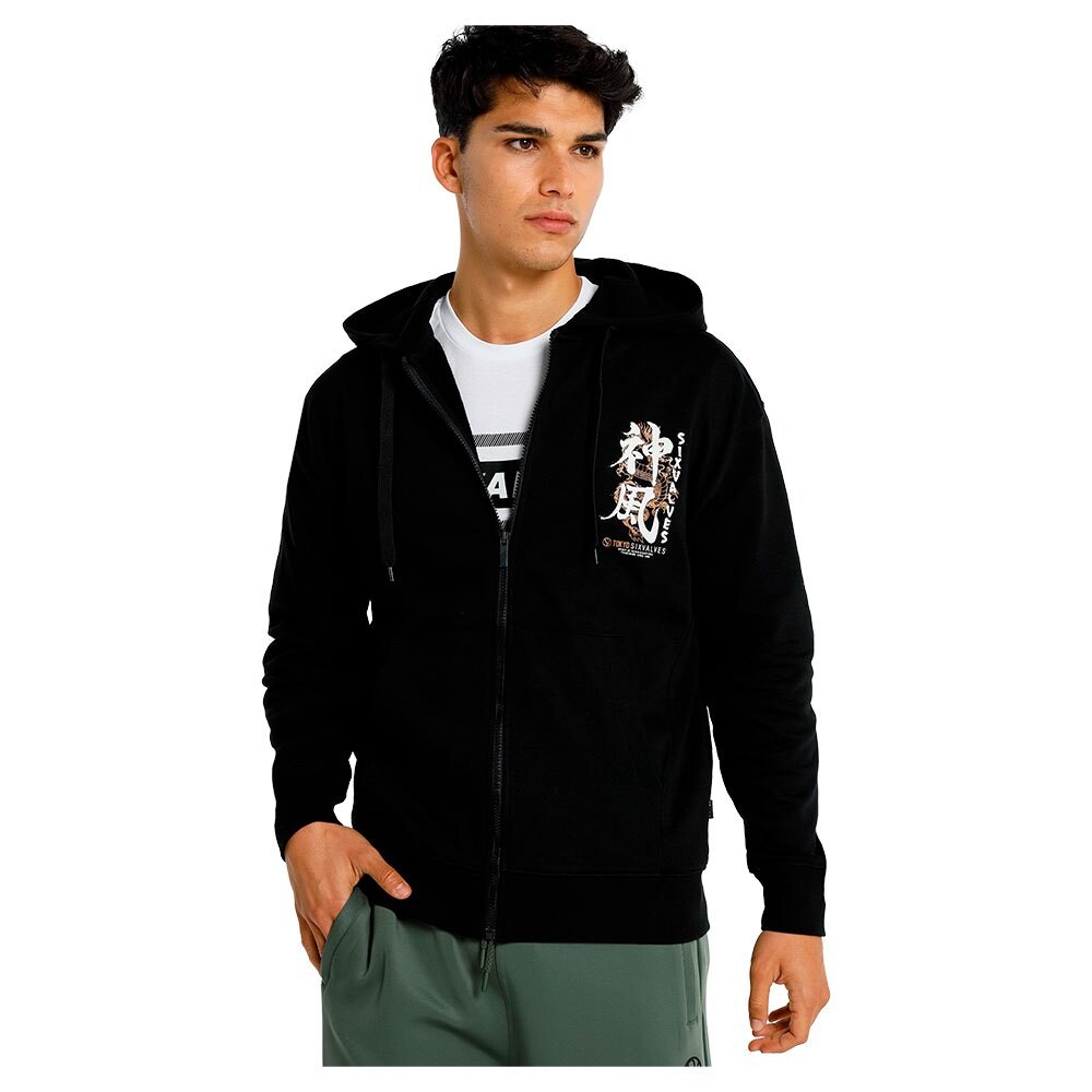 

Толстовка Six Valves Graphic Zen Full Zip, черный