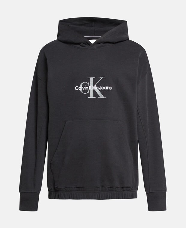 

Худи с капюшоном Calvin Klein Jeans, черный
