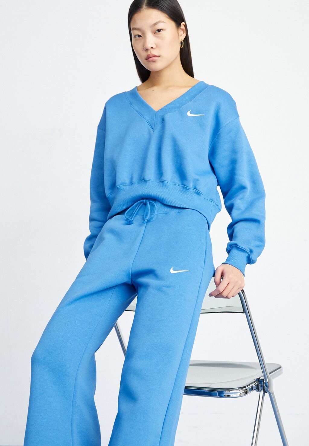 

Брюки для бега CROP Nike Sportswear, цвет star blue/sail