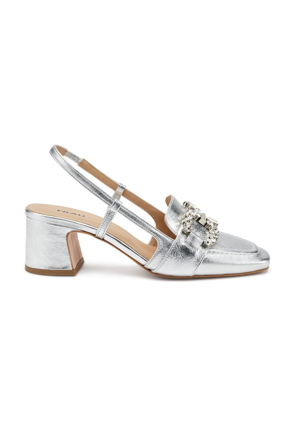 

Туфли BEJEWELLED FOILED Frau Shoes, посеребренный