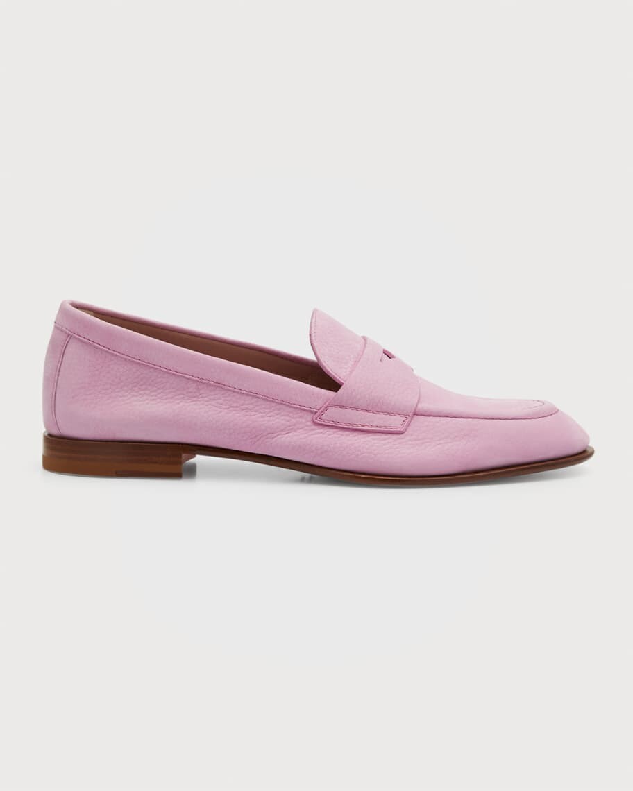 

Знаменитые замшевые пенни-лоферы Santoni