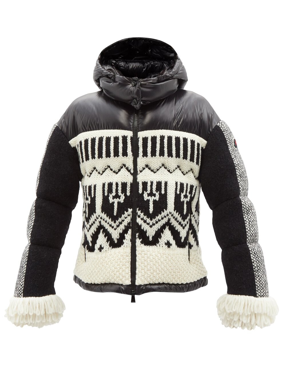

Куртка hyoseris из смесовой шерсти и ракушек с капюшоном Moncler, черный