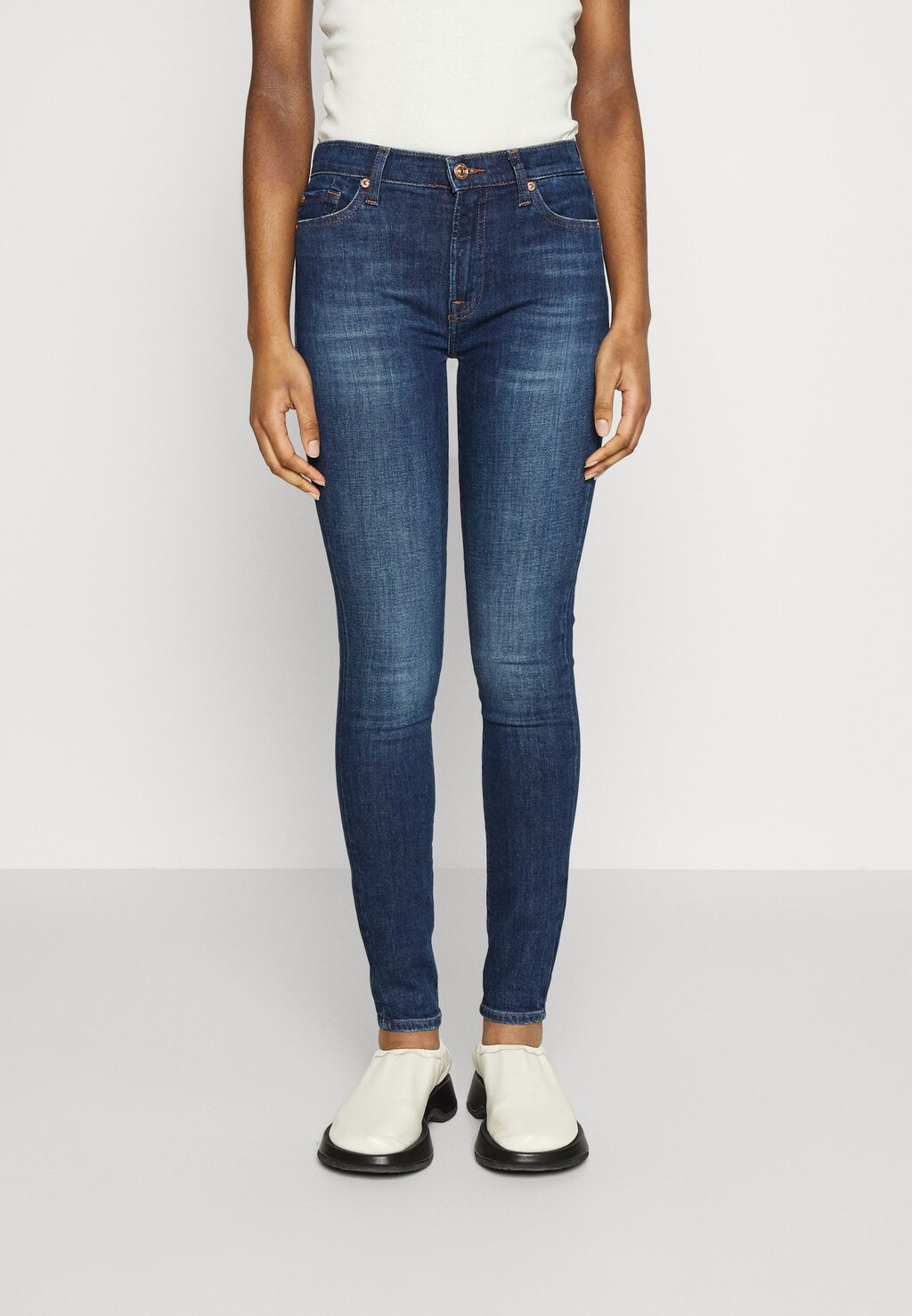 

Джинсы Skinny Fit 7 for all mankind, темно-синий