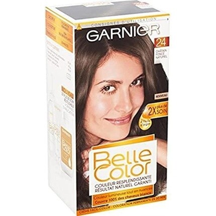 

Краска для волос Belle Color 24 Темно-каштановый коричневый, Garnier