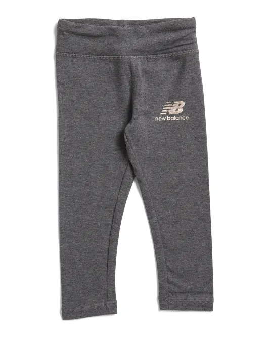 

Леггинсы для маленьких девочек New Balance, цвет Charcoal Heather