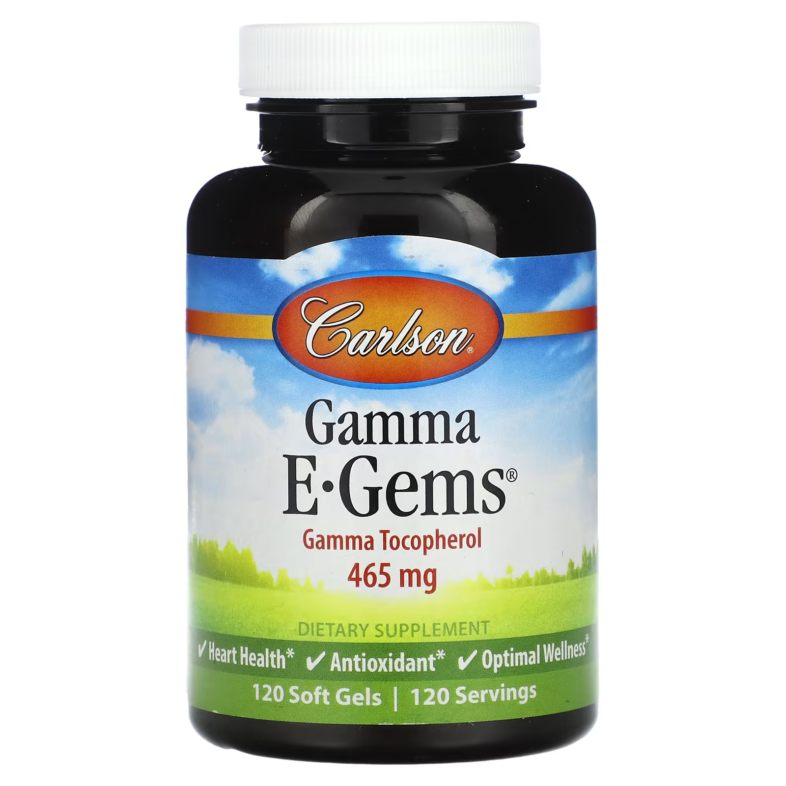 Carlson Gamma E-Gems 465 мг 120 мягких таблеток carlson prenatal 120 мягких таблеток
