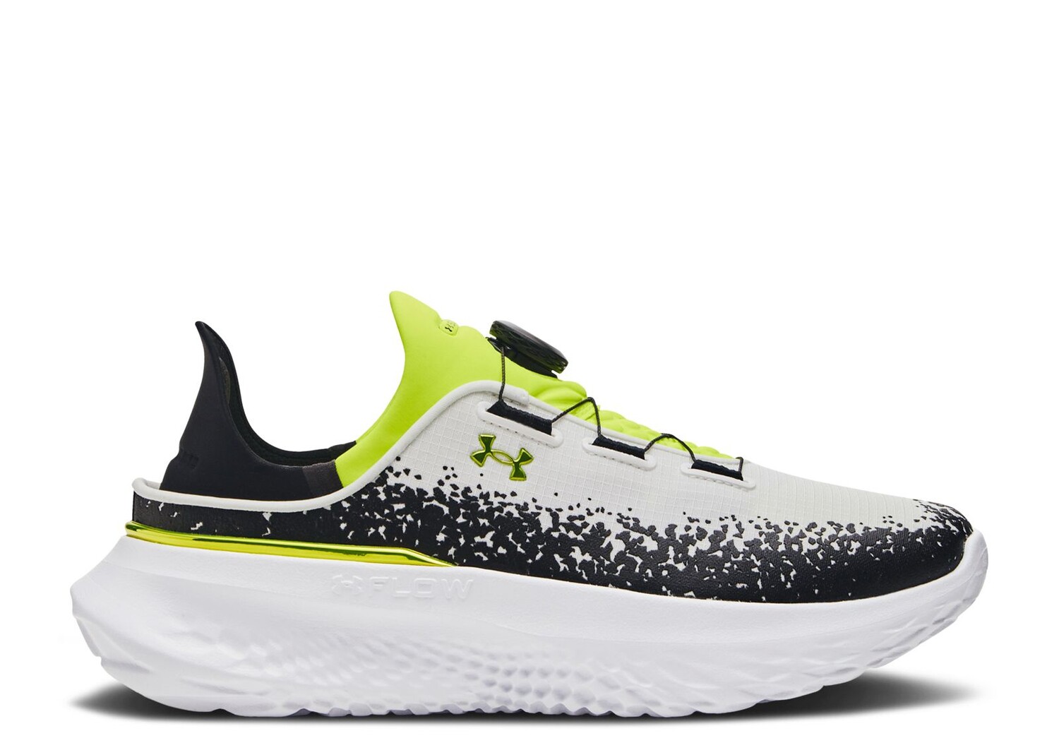 

Кроссовки Under Armour Slipspeed Mega 'White High Vis Yellow', белый