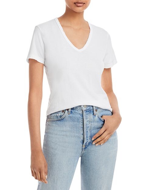 

Стандартная футболка с V-образным вырезом Cotton Citizen, цвет White