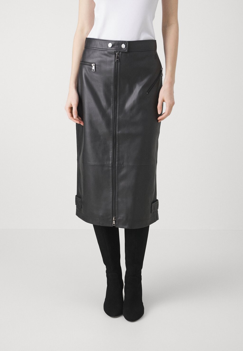 

Юбка-карандаш BIKER SKIRT KARL LAGERFELD, черный