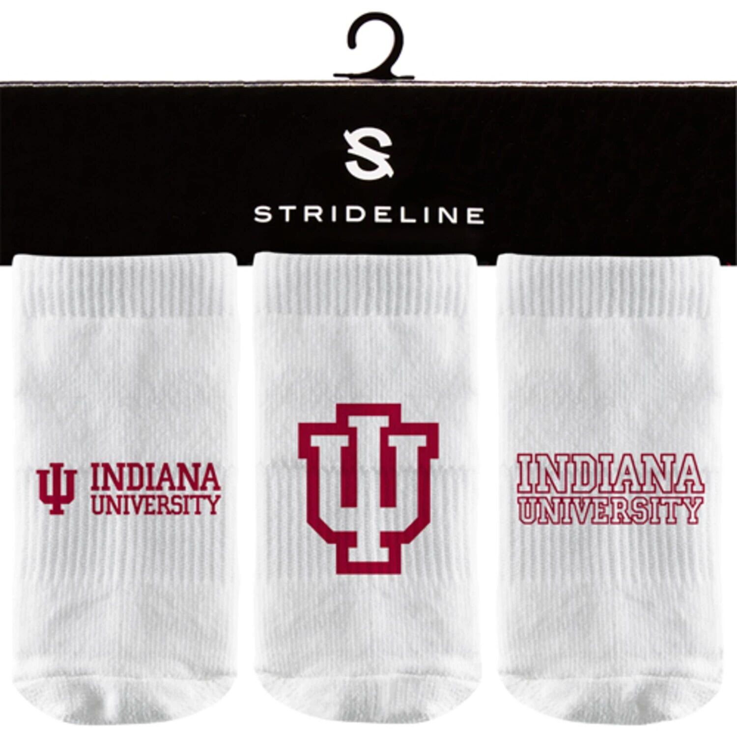 

Набор из трех пинеток Strideline White Indiana Hoosiers для новорожденных и младенцев Unbranded