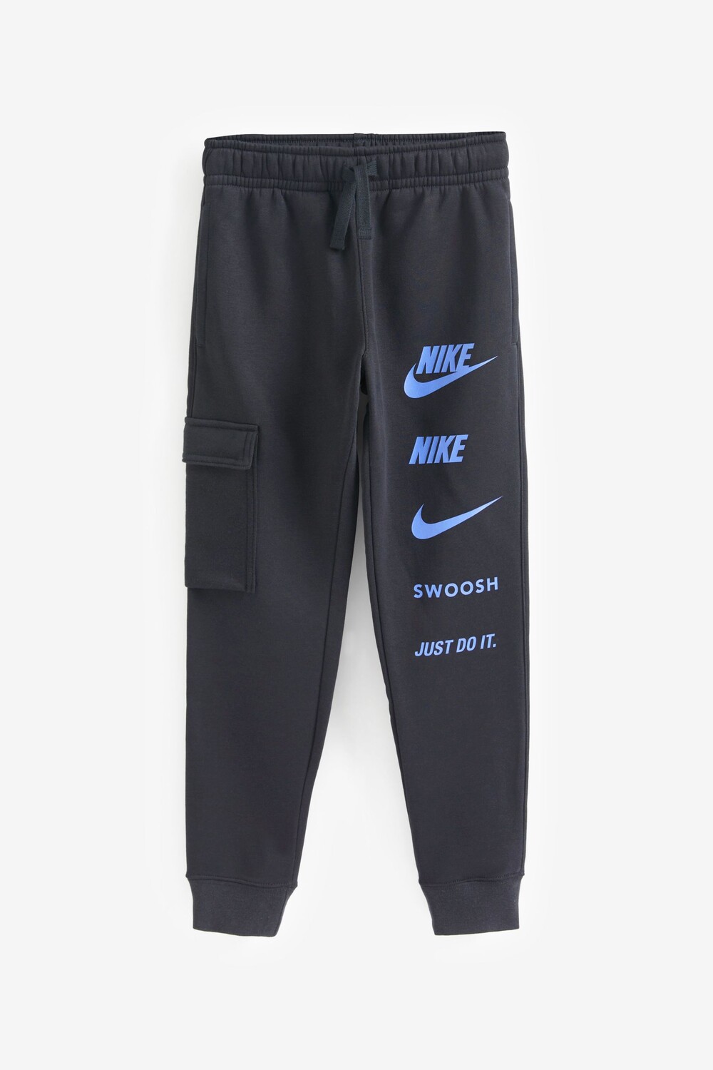 

Джоггеры карго из флиса с логотипом Nike, черный