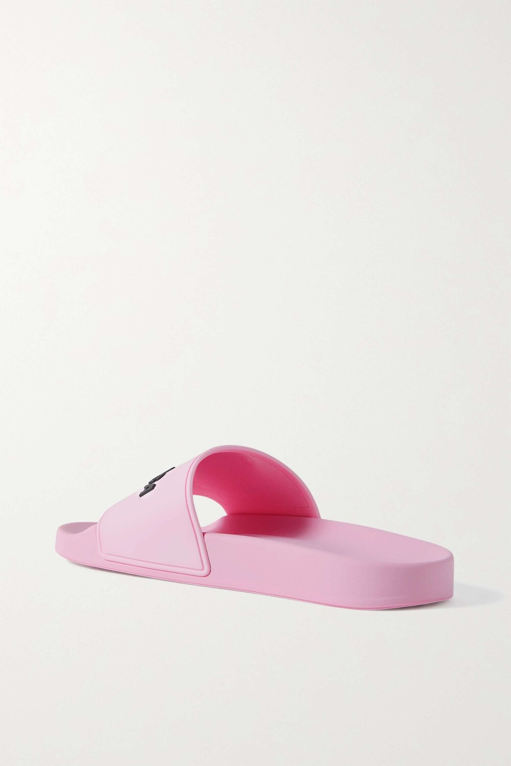 

BALENCIAGA резиновые шлепанцы Piscine с тисненым логотипом, розовый