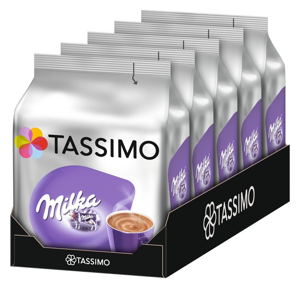 

TASSIMO Milka Упаковка из 5 капсул с какао Specialty T Discs, 5 x 8 напитков Jacobs