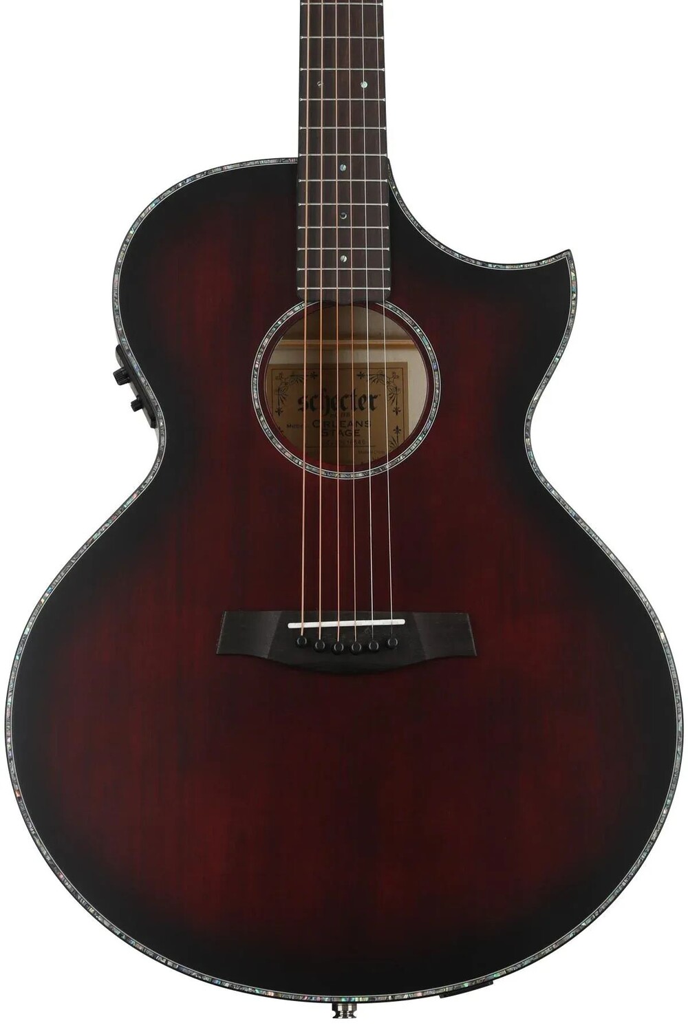 

Электроакустическая гитара Schecter Orleans Stage - Vampyre Red Burst Satin