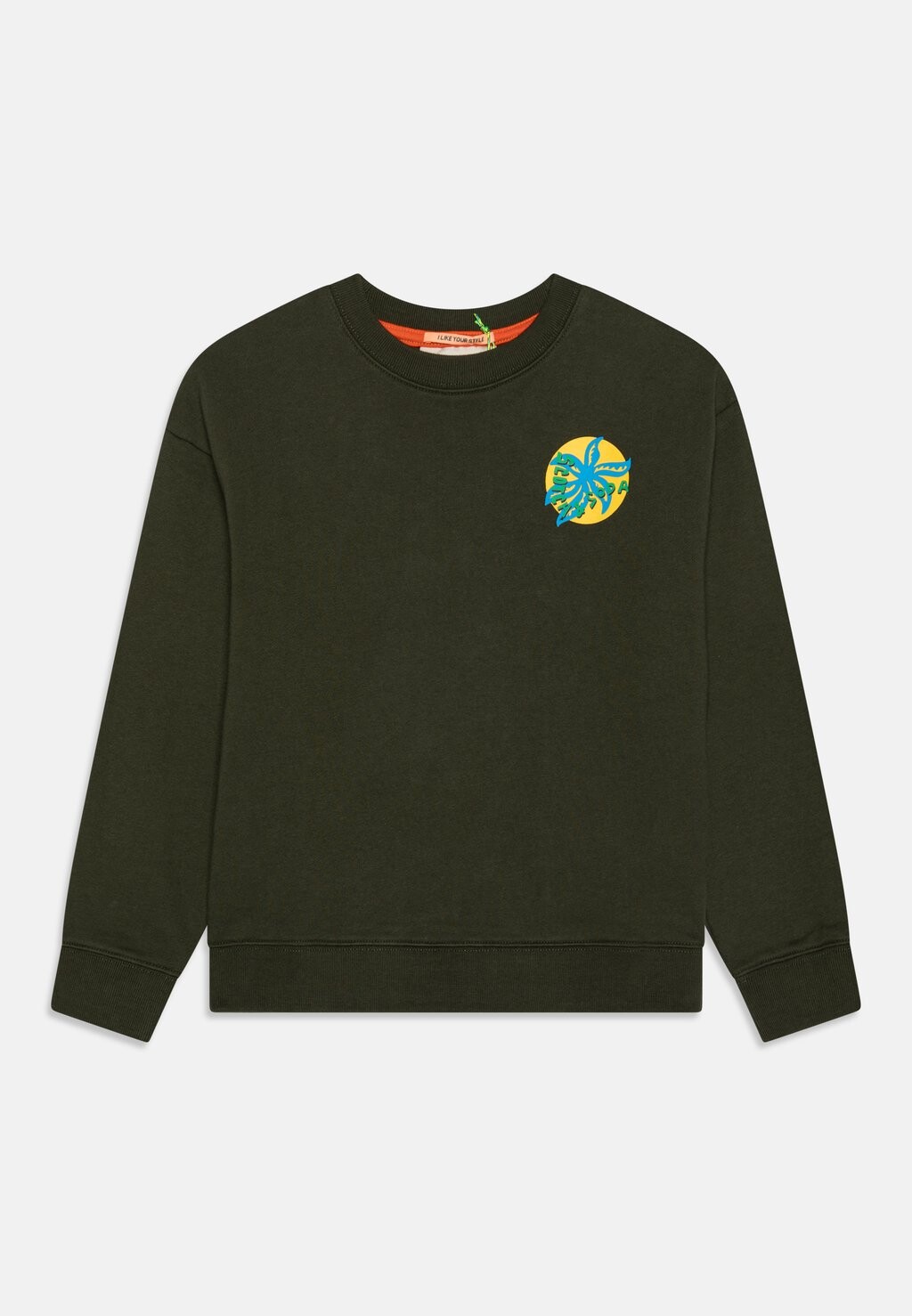 

Толстовка OVERSIZED FIT ARTWORK Scotch & Soda, цвет seaweed green