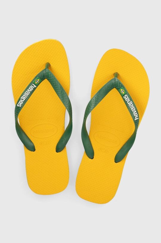 Шлепанцы с логотипом BRASIL Havaianas, желтый