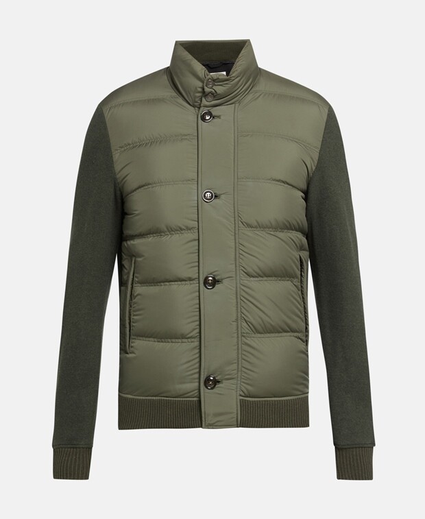 

Пуховик Woolrich, зеленый