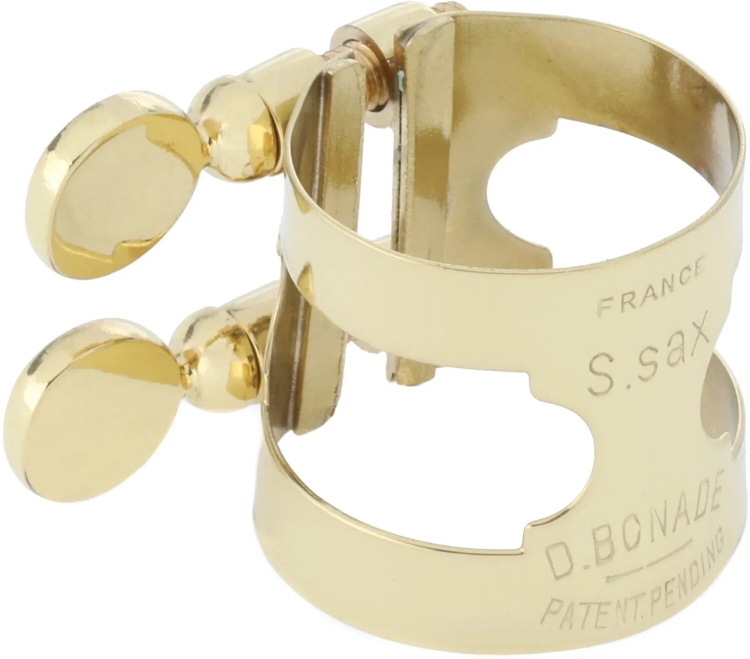 

Лигатура для саксофона-сопрано Bonade 2257G - золотой лак