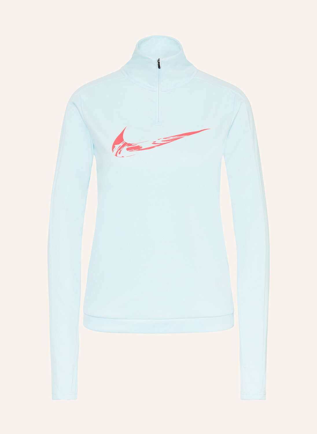 

Рубашка для бега swoosh Nike, светло-голубой