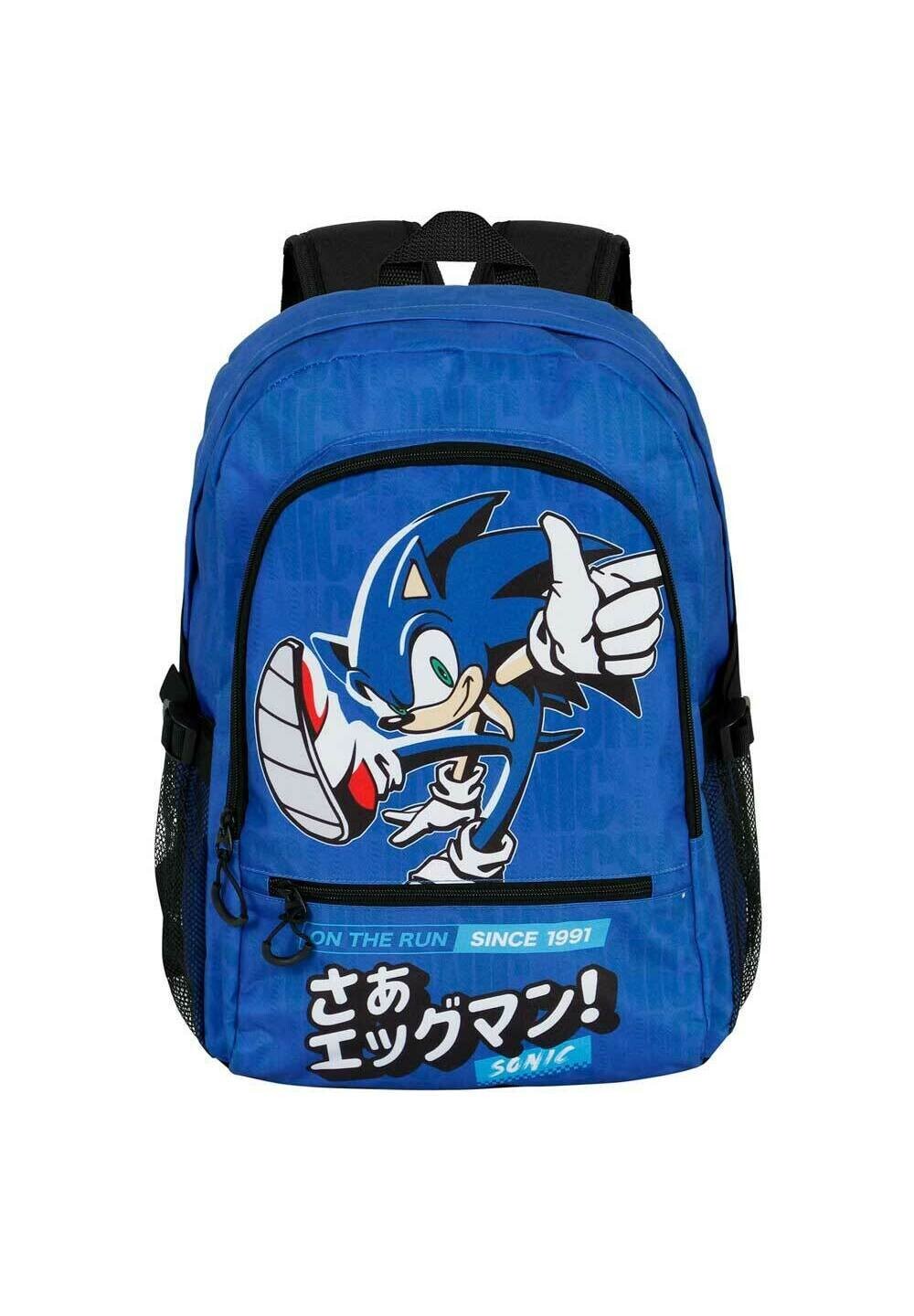 

Рюкзак Sega-Sonic On The Run Mochila Fight Fan 2.0 Karactermania, синий
