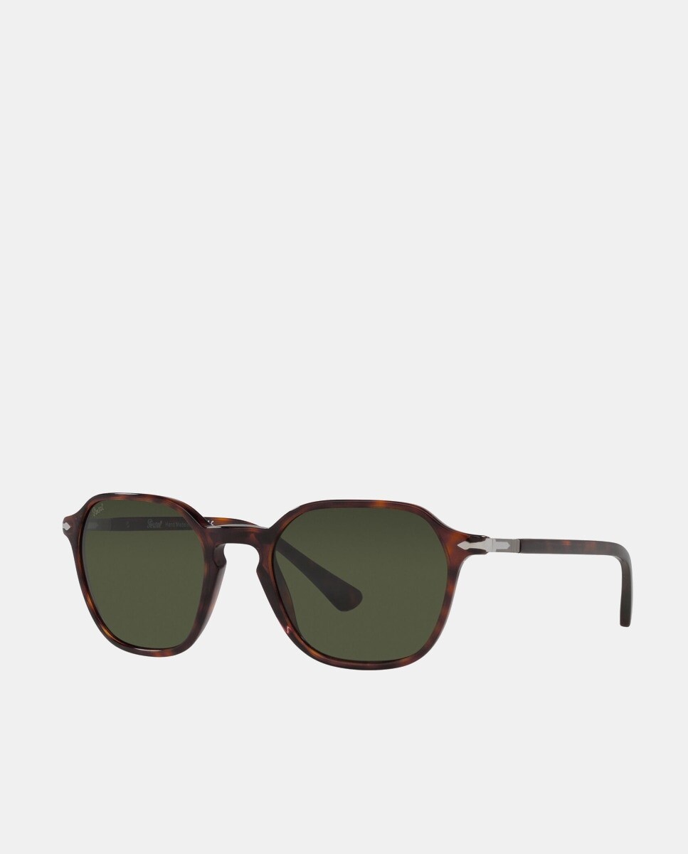 

Квадратные солнцезащитные очки из ацетата гаваны Persol, коричневый