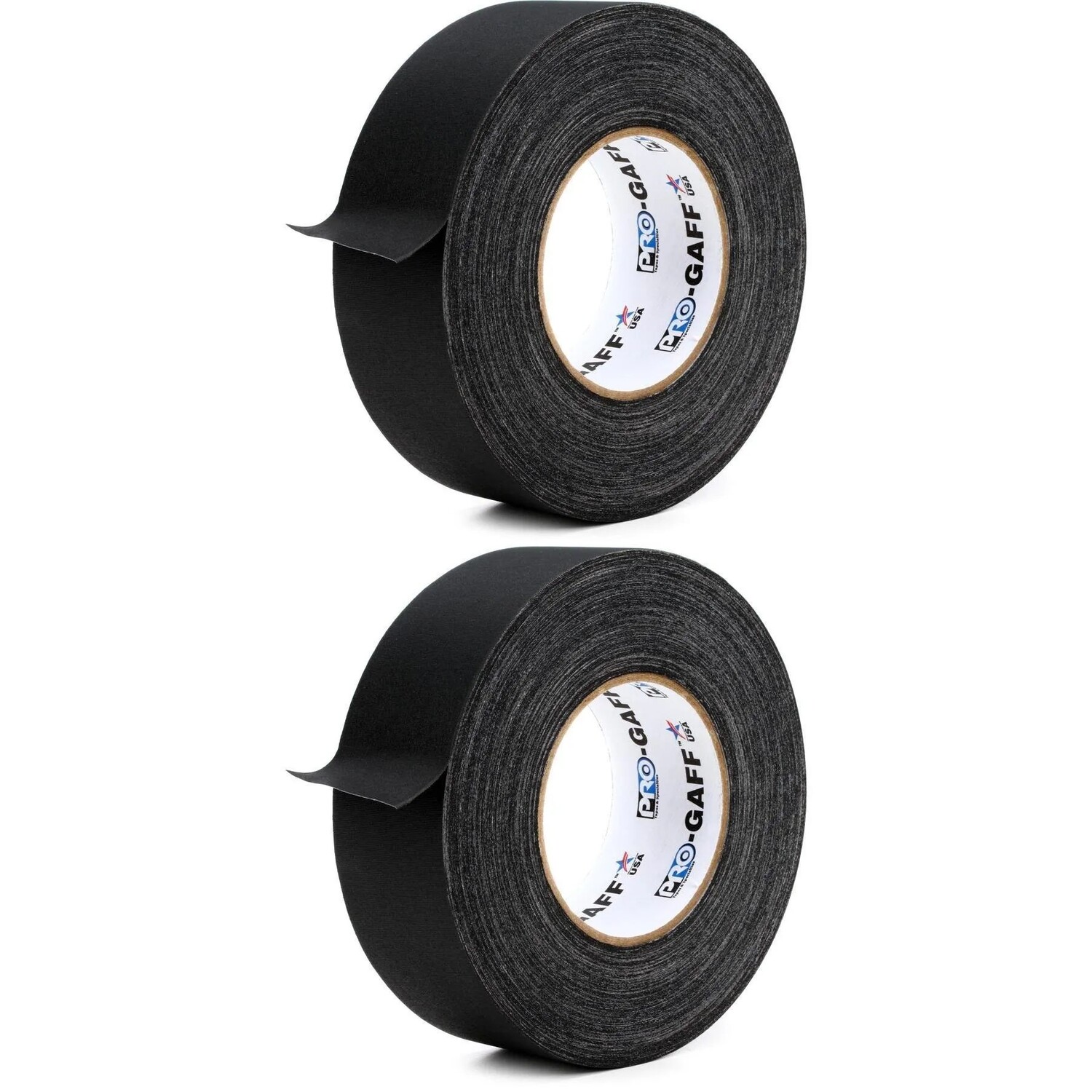 

Pro Tapes Pro Gaff Premium 2-дюймовая лента Gaffers — черная — 2 шт.