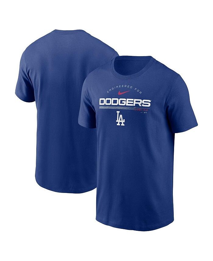 

Мужская футболка Royal Los Angeles Dodgers Team Engineered Performance Performance Nike, синий