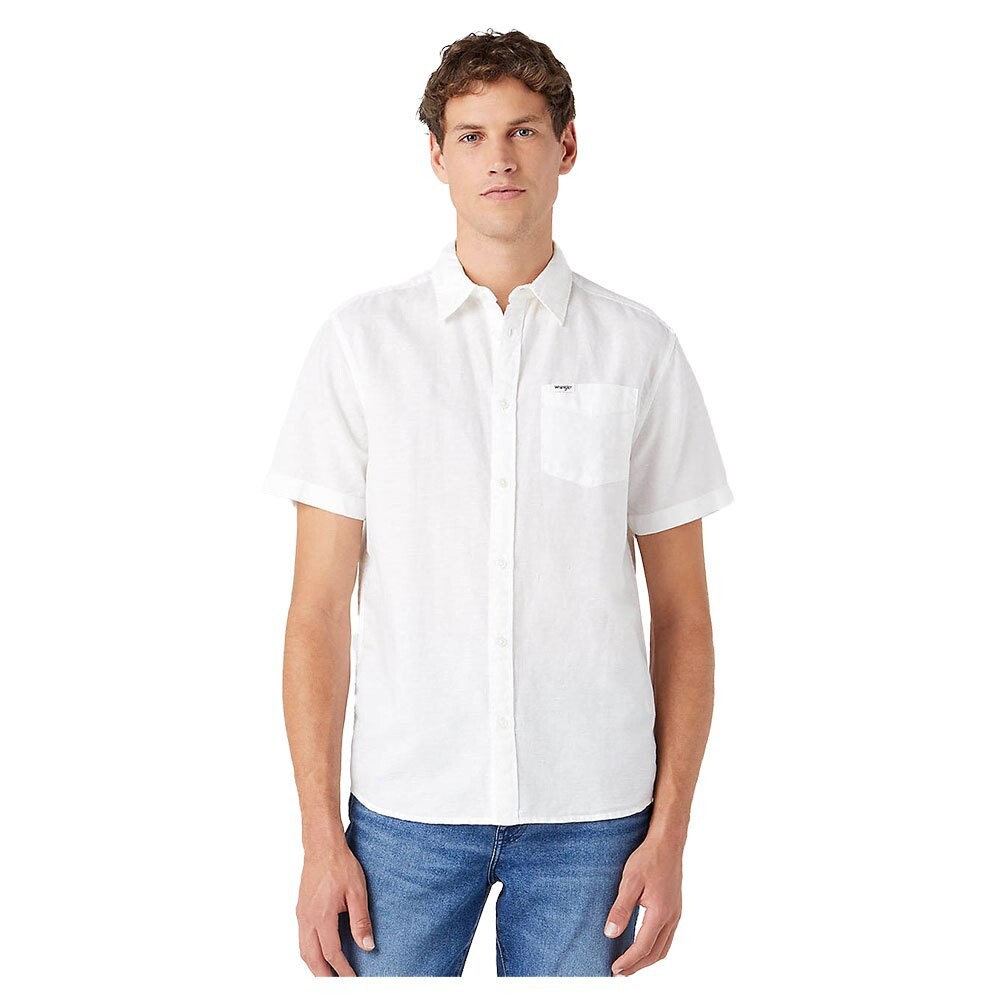 

Рубашка с коротким рукавом Wrangler 1 Pocket Regular Fit, белый